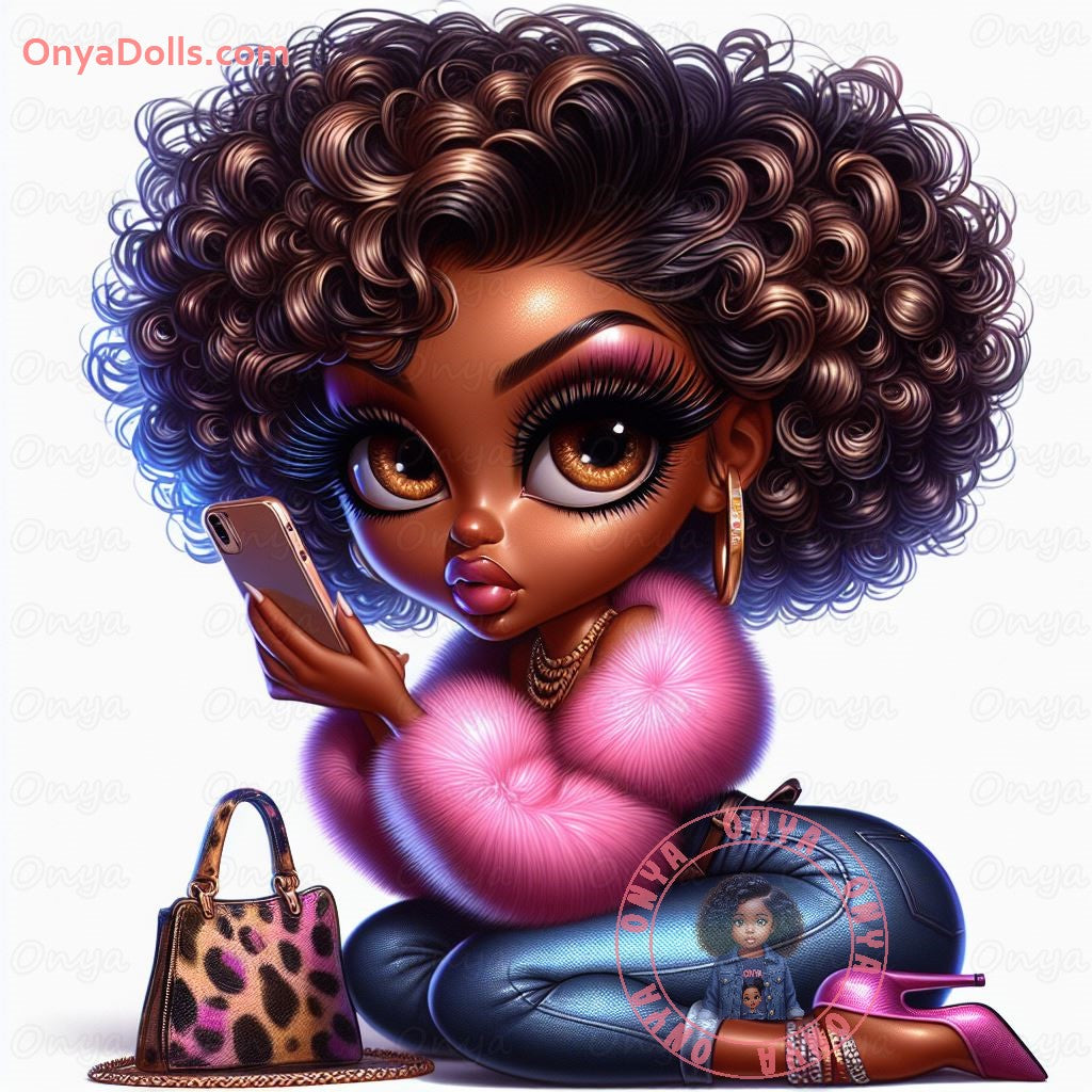 High-resolution PNG of a melanin-rich woman with the quote “Nothin’ sucks more than that moment,” perfect for real-talk crafts and digital designs.