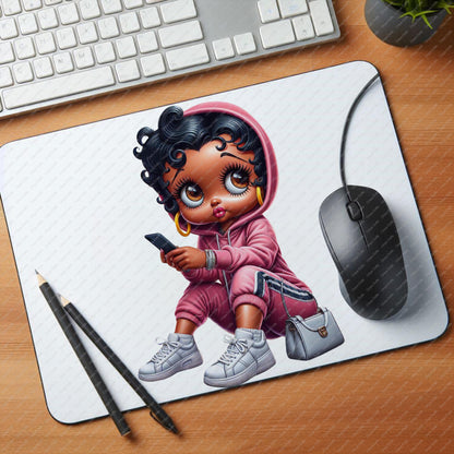 Baddie Boo PNG – Classy Fashion Girl Clipart for Sublimation, Cricut, Planners & Tumbler Wraps